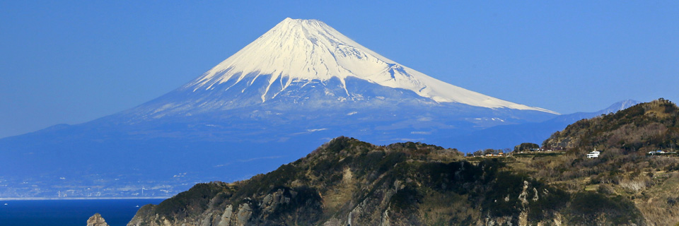 西伊豆から見た富士山