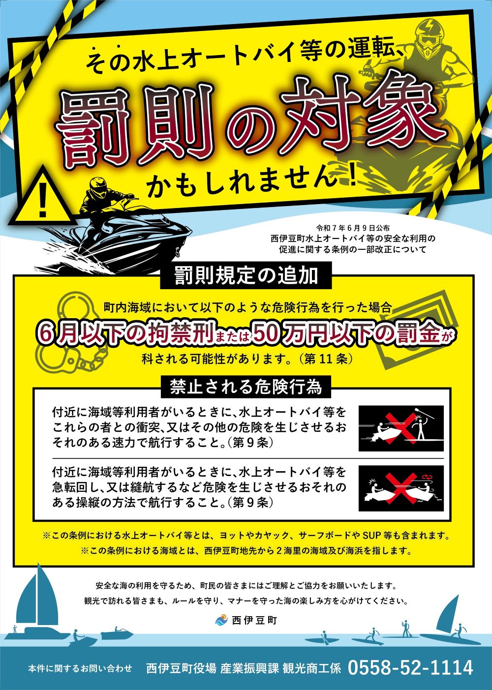 罰則対象ポスター